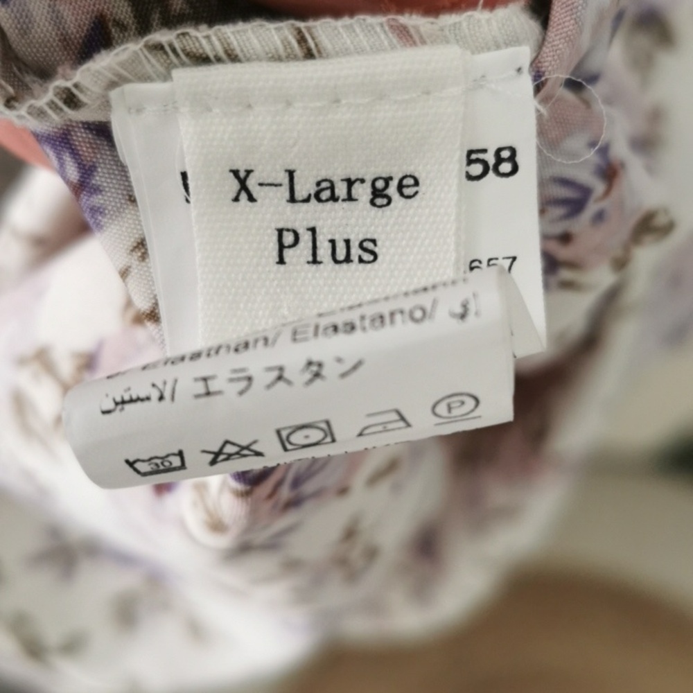 Ditzyfloral Cottagecore Midi/Maxi Peasant Romantic Style Dress Lilac Flowers XL+ - Picture 6 of 8